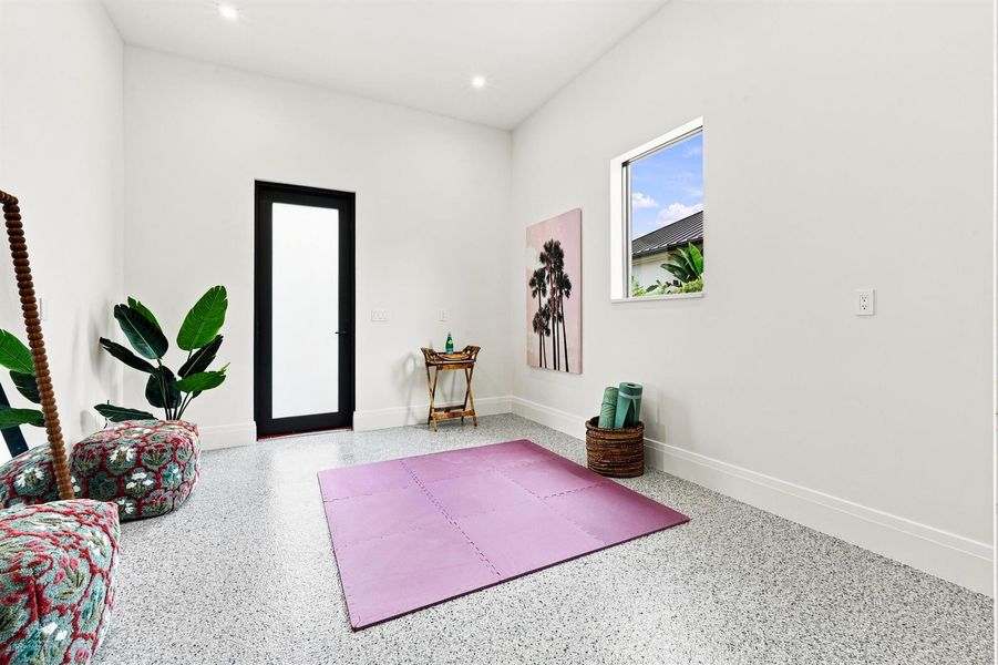 OPTIONAL EXERCISE ROOM