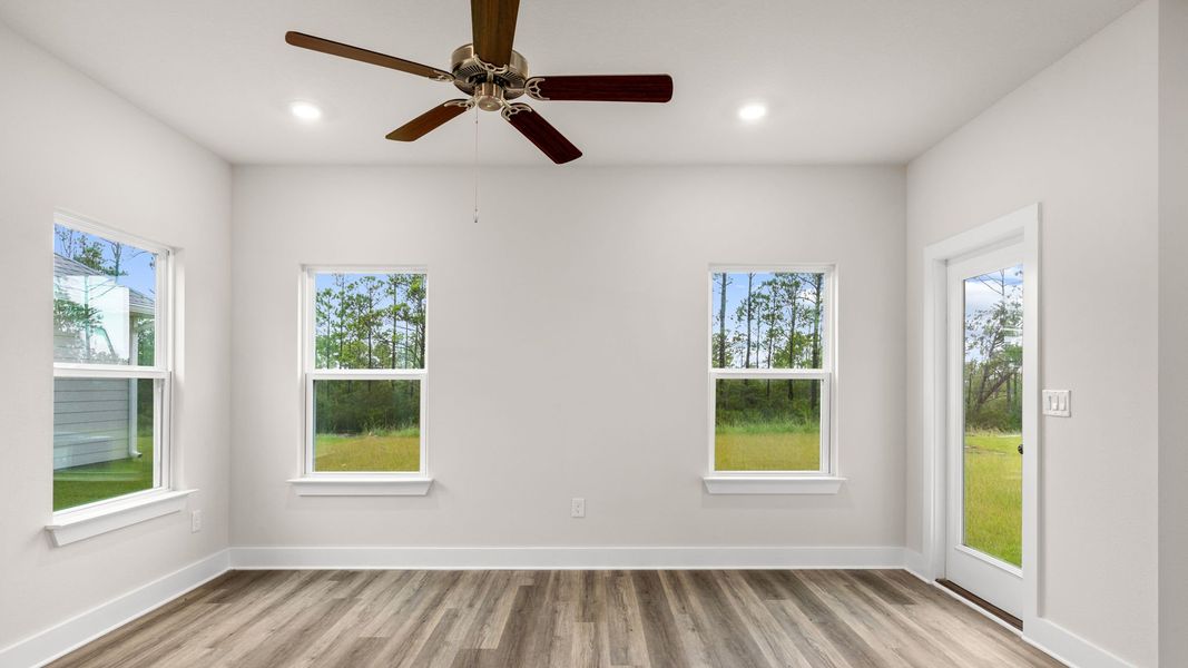 Representative unfurnished interior of a home built from the The Monroe by D.R. Horton in WindMark Beach, Port Saint Joe (Image 21).