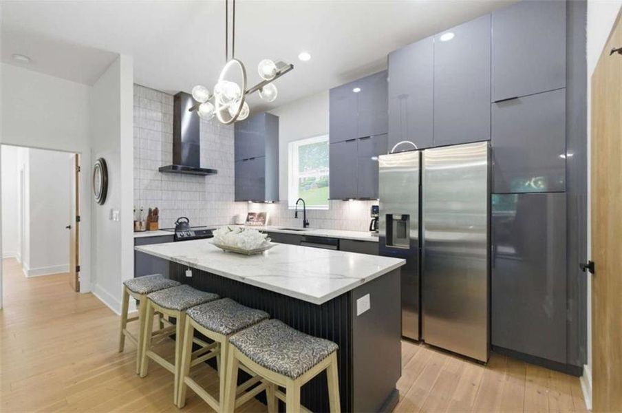Furnished interior view inside a new home in , Atlanta (Image 36).