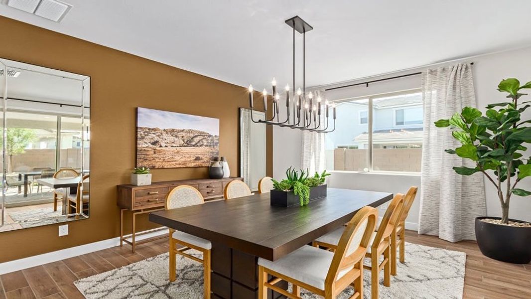 Representative furnished interior of a home built from the 45RM5 by Taylor Morrison in Almeria at Rancho Mercado, Surprise (Image 15).