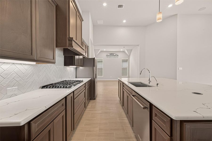 Furnished interior view inside a new home in , Richmond (Image 6).