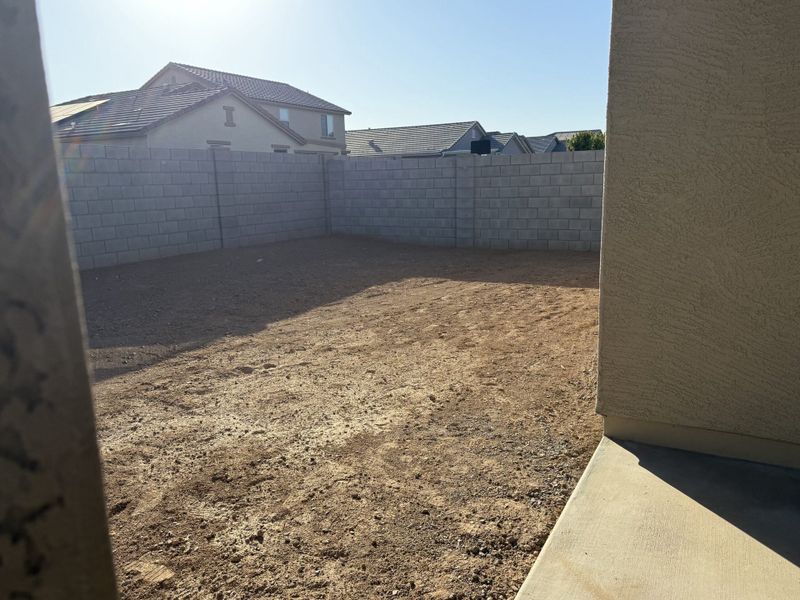 Lot 246 | Backyard | Madera | Northern Farms | New homes in Waddell, Arizona | Landsea Homes