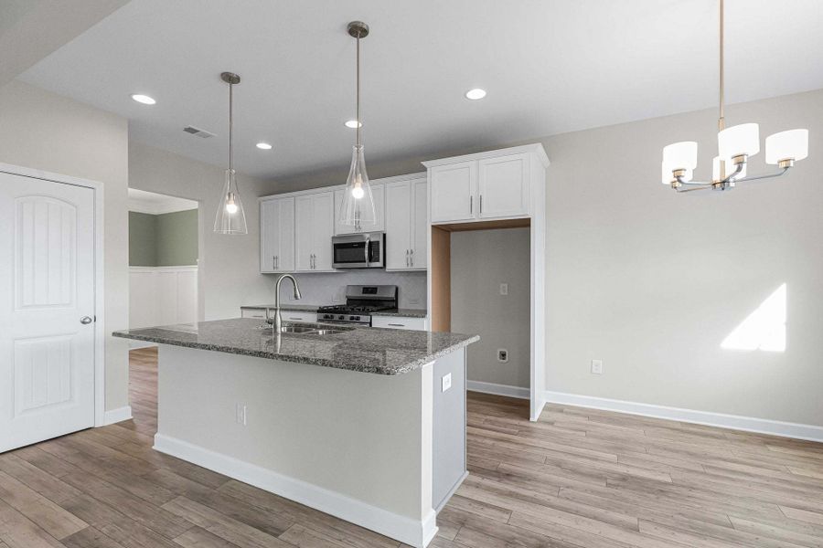 Representative furnished interior of a home built from the Clayton by Caviness & Cates Communities in Bartlett Manor, Youngsville (Image 154).