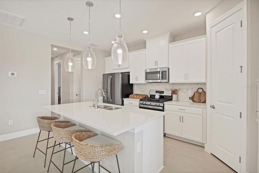 Furnished interior view inside a new home in Esplanade at Artisan Lakes, Palmetto (Image 12).