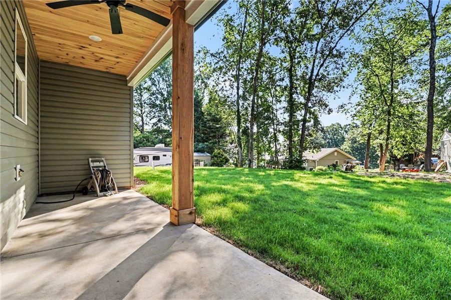Exterior details and patio area of a home in , Gainesville (Image 19).