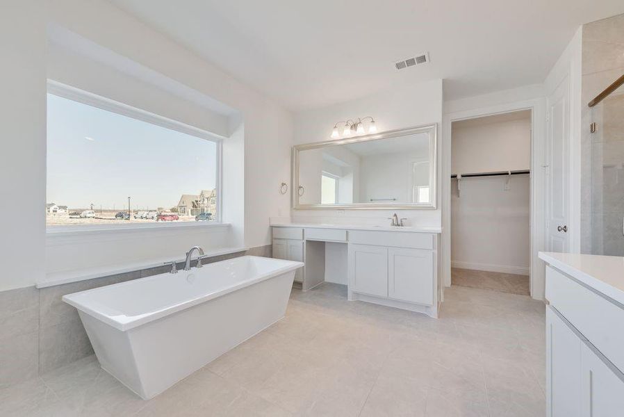 Furnished interior view inside a new home in Park Trails, Forney (Image 13).