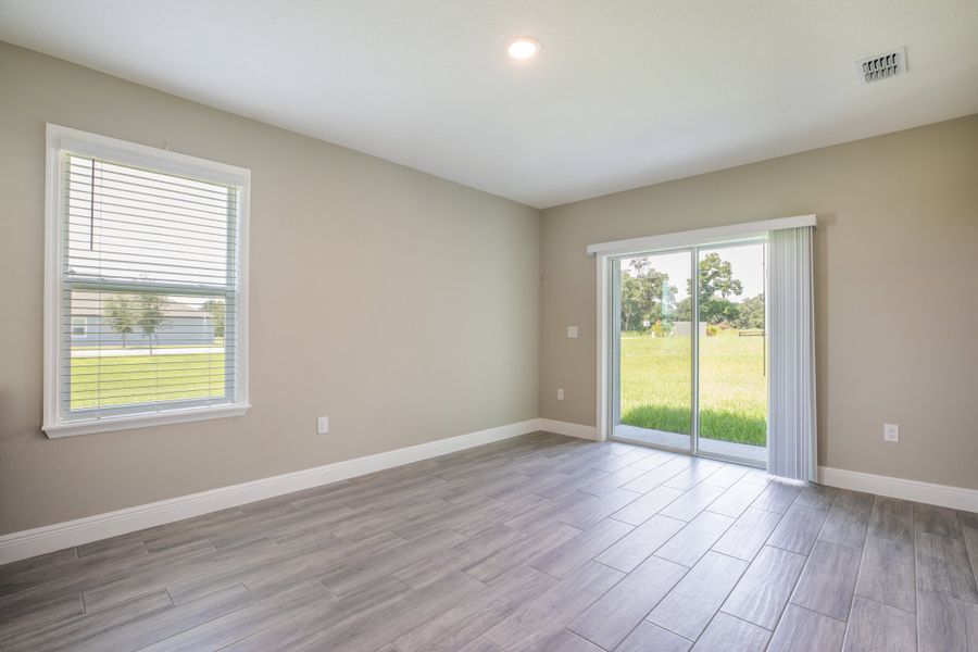 Representative unfurnished interior of a home built from the Columbus by Maronda Homes in Seminole Bend, Pensacola (Image 33). Representative unfurnished interior of a home built from the Columbus by Maronda Homes in Seminole Bend, Pensacola (Image 33).