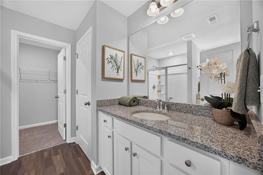 Furnished interior view inside a new home in Lake Harbin, Morrow (Image 6).