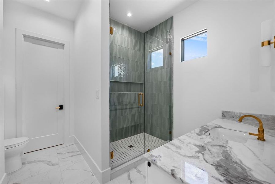 Furnished interior view inside a new home in , Southlake (Image 36).