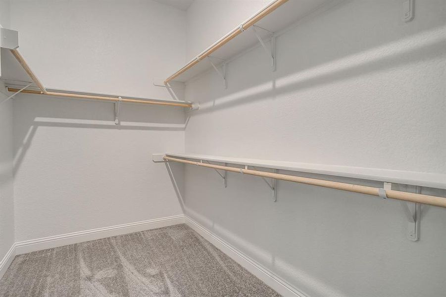 Large primary closet
