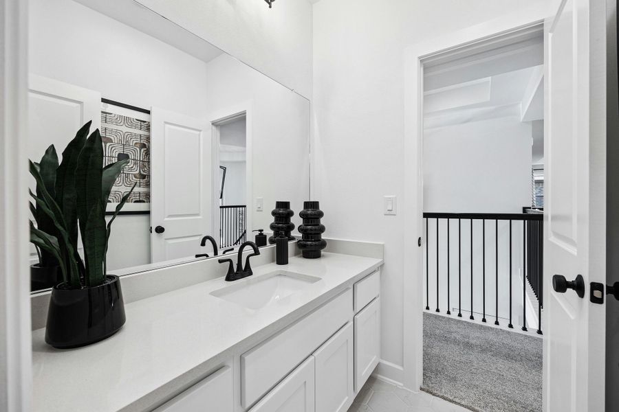 Furnished interior view inside a new home in Brookewater, Rosenberg (Image 29).