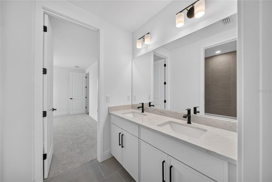 Furnished interior view inside a new home in Gracewater at Sarasota, Sarasota (Image 12).