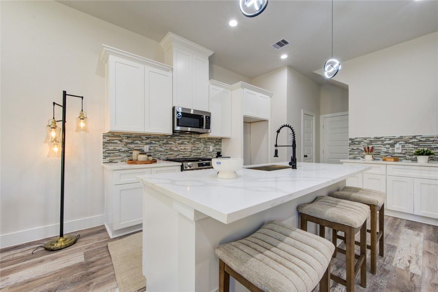 Furnished interior view inside a new home in , Houston (Image 16). Furnished interior view inside a new home in , Houston (Image 16).