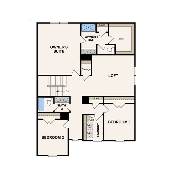 2D floor plan layout of this home in Canebrake at Hickory Hills, Old Hickory, TN (Image 5). 2D floor plan layout of this home in Canebrake at Hickory Hills, Old Hickory, TN (Image 5).