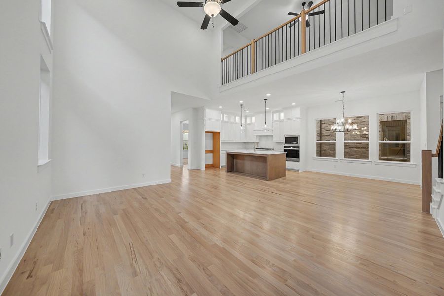 Spacious, unfurnished interior of a new home in Light Farms Brenham - 40' Lots, Celina (Image 14).