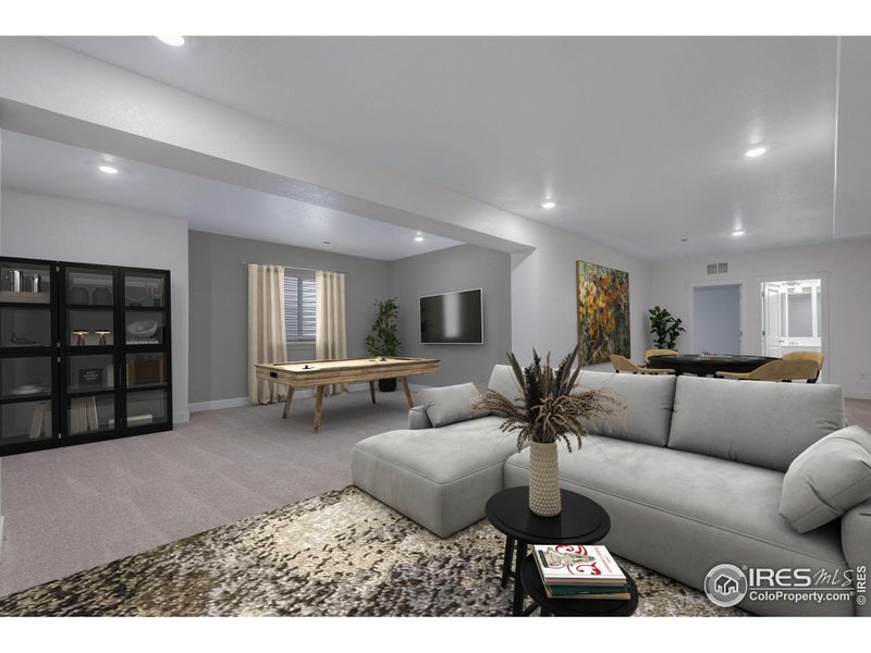 Furnished interior view inside a new home in Vantage, Berthoud (Image 6).