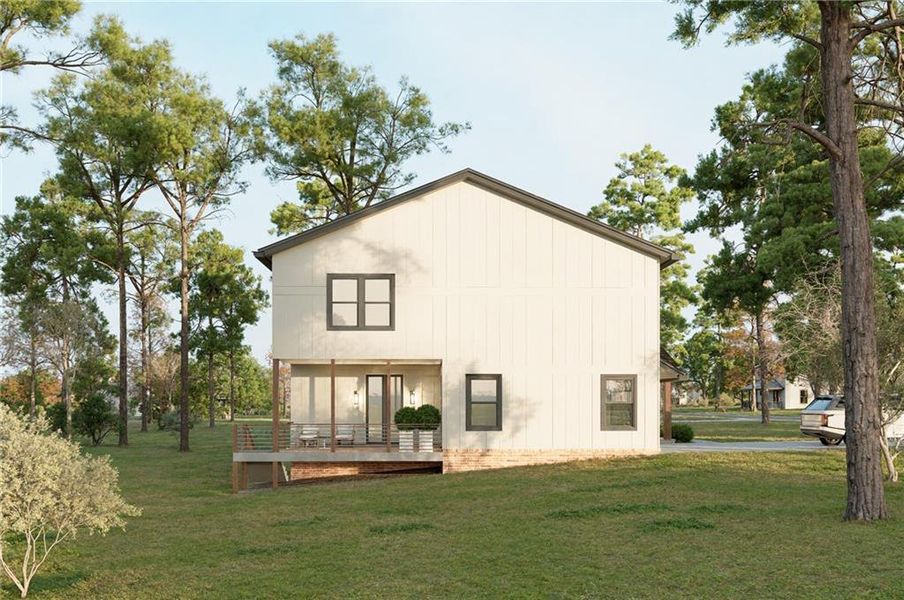 Exterior details and patio area of a home in , Decatur (Image 3).
