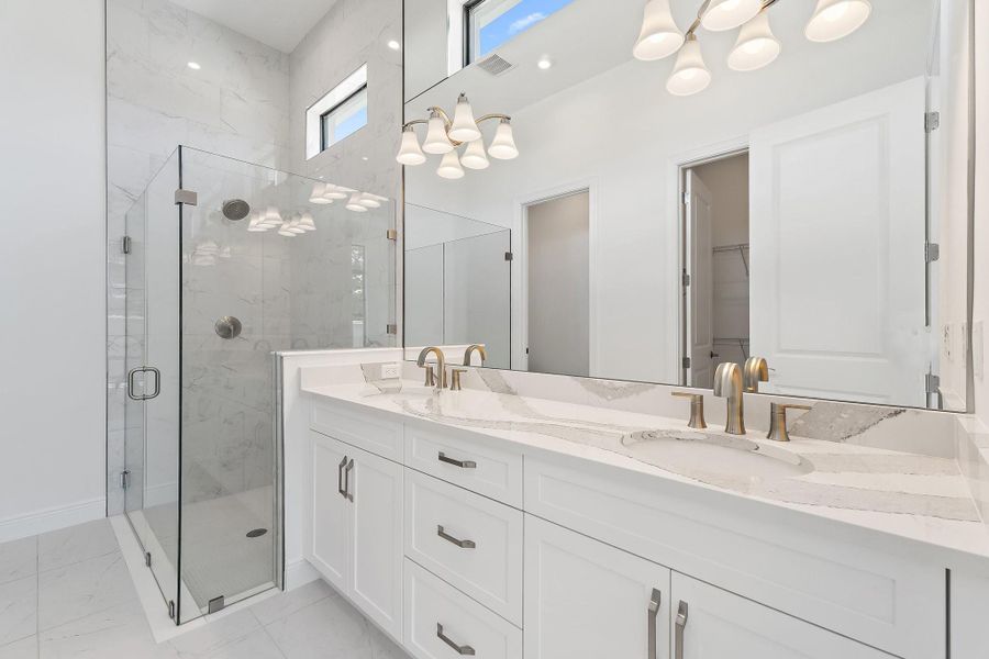 Furnished interior view inside a new home in , Port St. Lucie (Image 7).