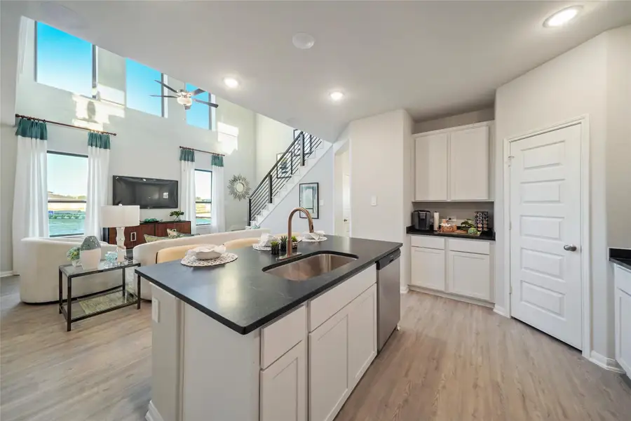 Furnished interior view inside a new home in Granger Pines, Conroe (Image 7).