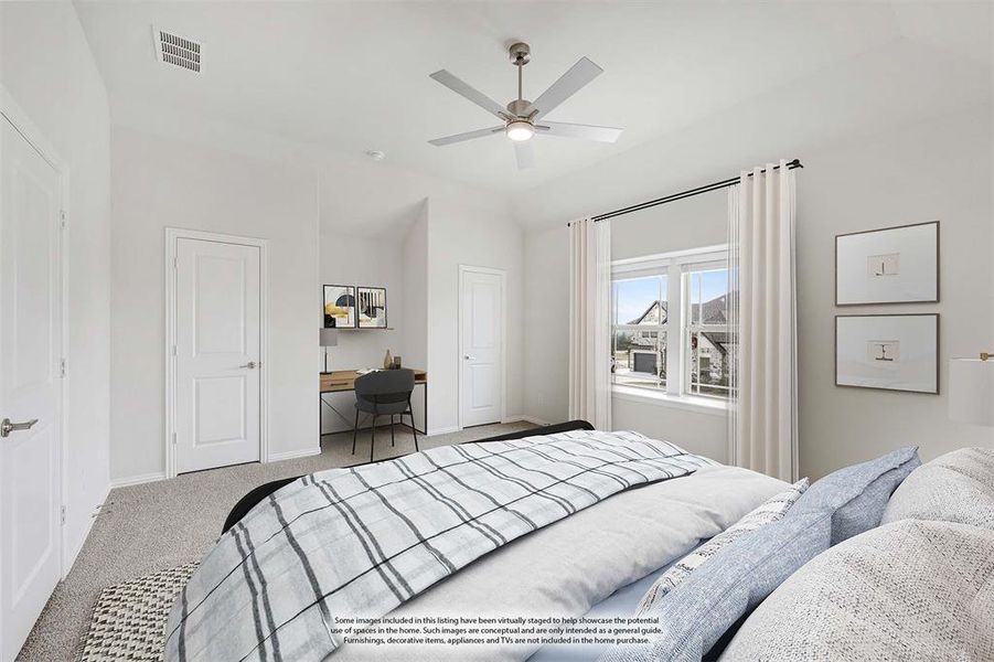 Furnished interior view inside a new home in Liberty, Melissa (Image 16).