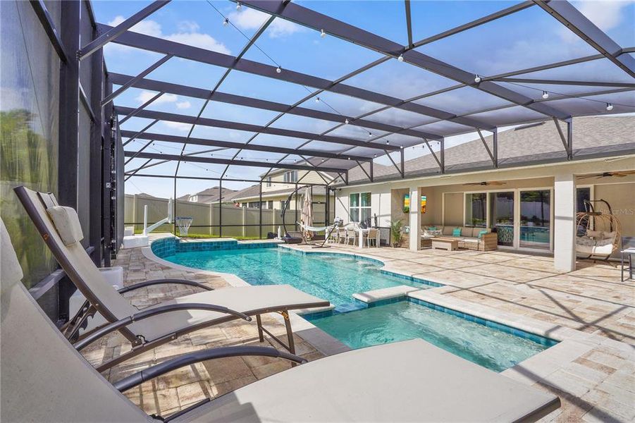 Exterior details and patio area of a home in Winding Meadows, Apopka (Image 34).