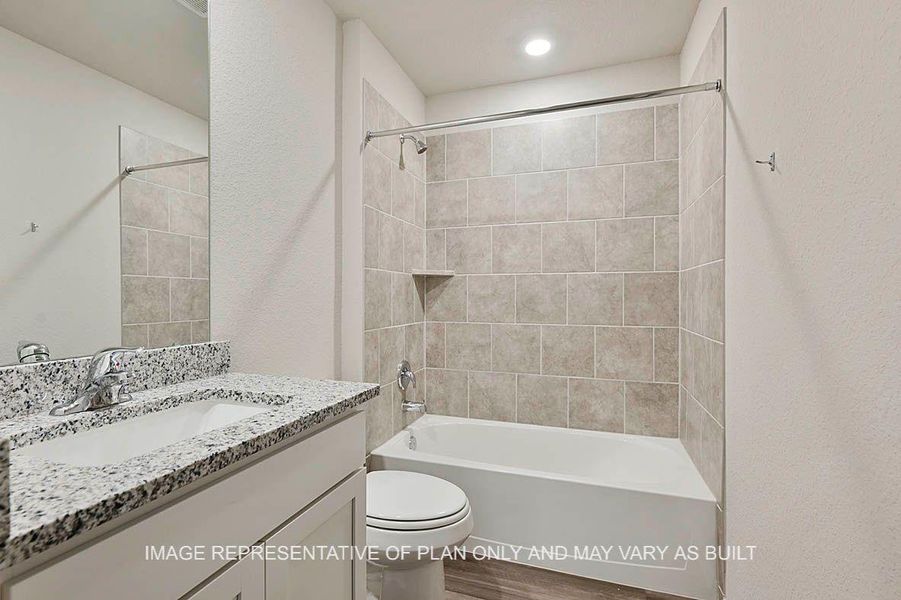 Furnished interior view inside a new home in Liberty Village, Brenham (Image 4).