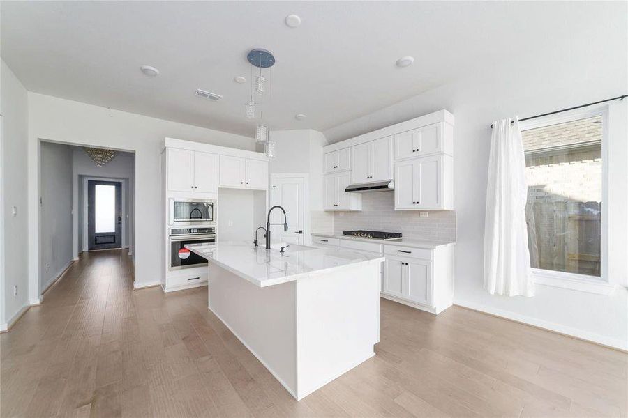 Furnished interior view inside a new home in Elyson 45' & 70', Katy (Image 5).