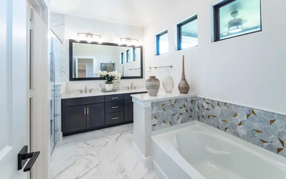 Furnished interior view inside a new home in Sunfield, Buda (Image 14).