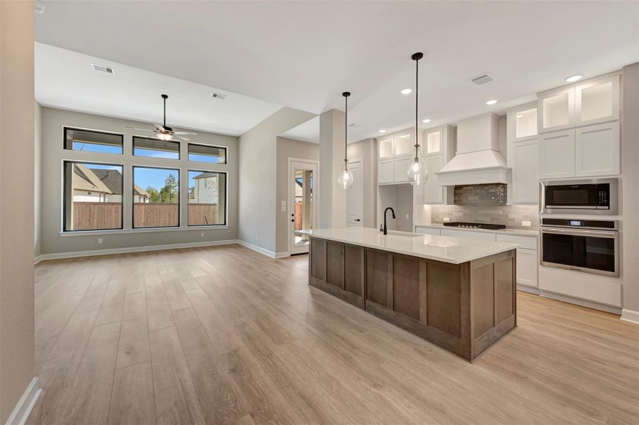 Furnished interior view inside a new home in Kresston - Enclave Collection, Montgomery (Image 9).