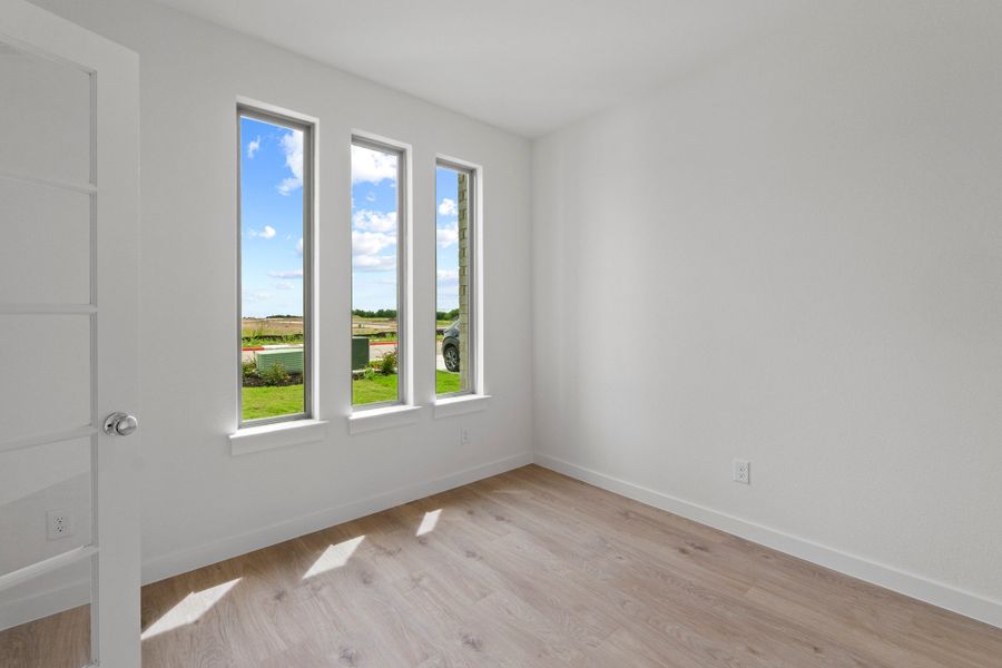 Office in the Pearl home plan by Trophy Signature Homes – REPRESENTATIVE PHOTO