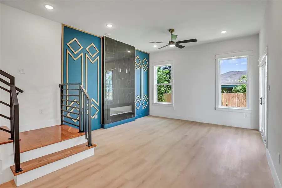 Spacious, unfurnished interior of a new home in , Houston (Image 17). Spacious, unfurnished interior of a new home in , Houston (Image 17).