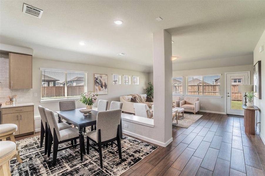 Furnished interior view inside a new home in , Aubrey (Image 8).