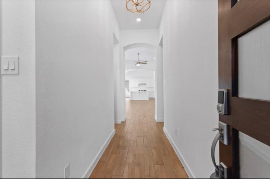 Elegant entry foyer. Elegant entry foyer.