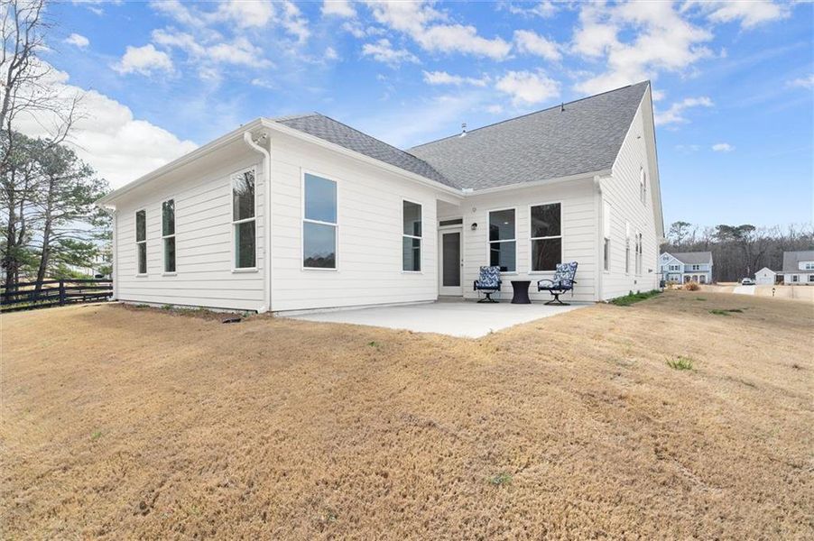 Exterior details and patio area of a home in , Canton (Image 4).