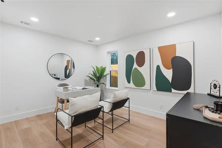 Furnished interior view inside a new home in , Dallas (Image 5).