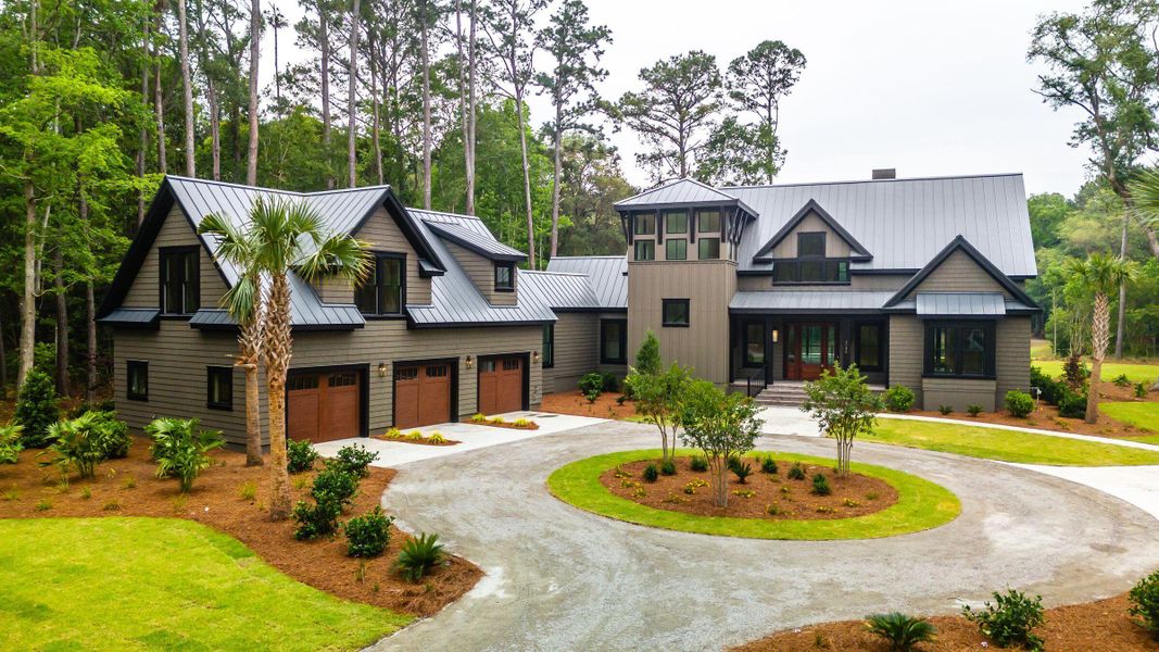 Front exterior of a new home in , Johns Island, SC, highlighting curb appeal (Image 31).