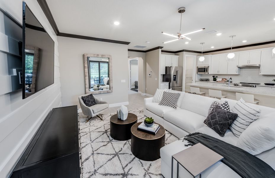 Furnished interior view inside a new home in Harbor Isle, Vero Beach (Image 8). Furnished interior view inside a new home in Harbor Isle, Vero Beach (Image 8).
