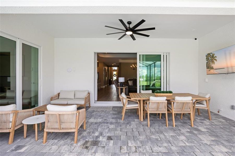 Exterior details and patio area of a home in Webbs Reserve, Punta Gorda (Image 3). Exterior details and patio area of a home in Webbs Reserve, Punta Gorda (Image 3).