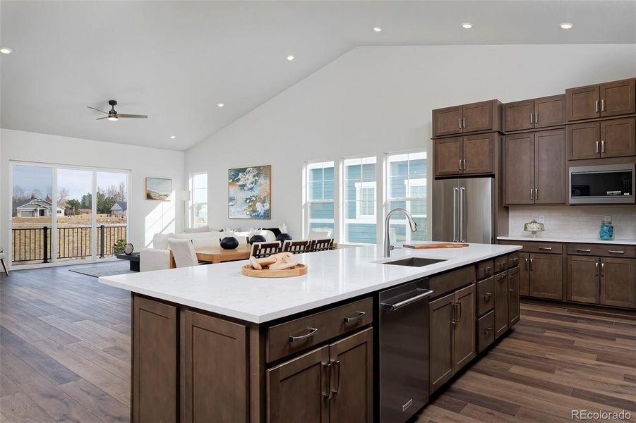 Furnished interior view inside a new home in , Fort Collins (Image 5).