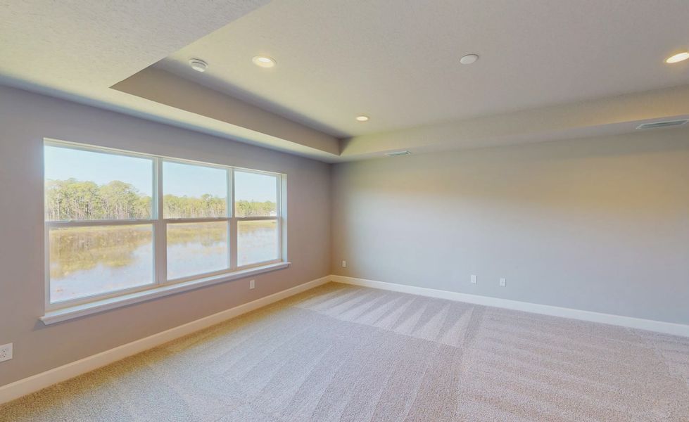 Spacious, unfurnished interior of a new home in Woodhaven, Port Orange (Image 21).