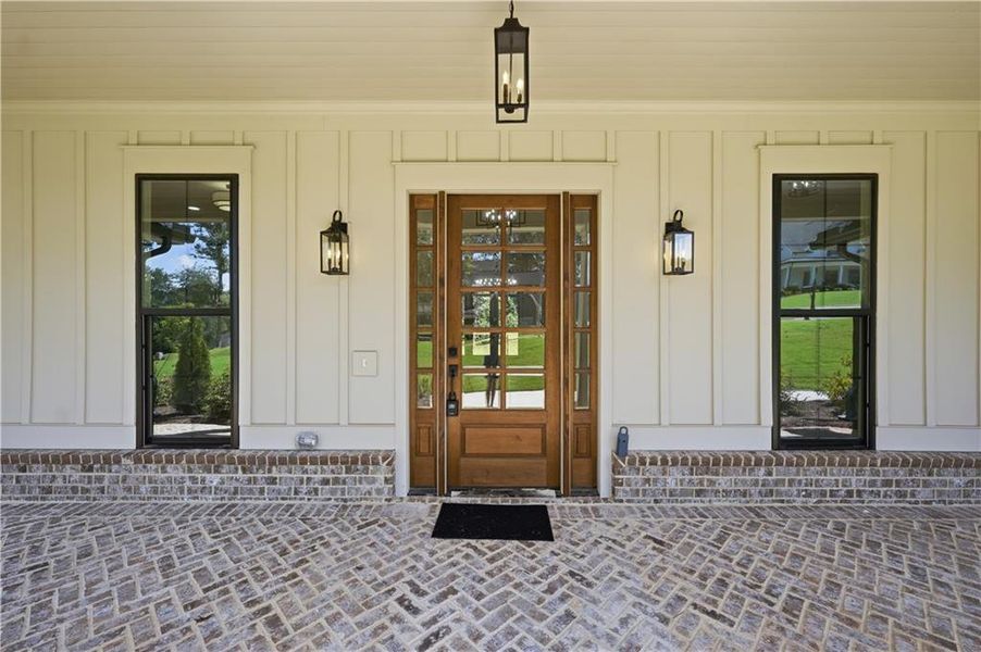 Exterior details and patio area of a home in , Commerce (Image 3). Exterior details and patio area of a home in , Commerce (Image 3).