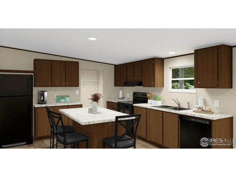 Furnished interior view inside a new home in , Briggsdale (Image 4).