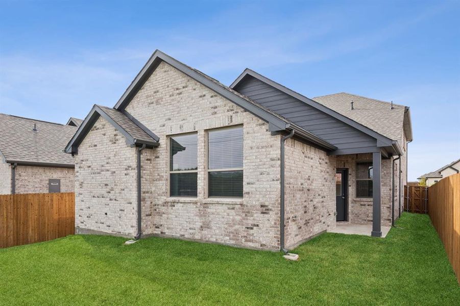 Front exterior of a new home in Bel Air Village, Sherman, TX, highlighting curb appeal (Image 1). Front exterior of a new home in Bel Air Village, Sherman, TX, highlighting curb appeal (Image 1).