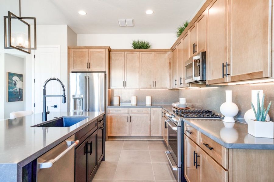 Furnished interior view inside a new home in Estrella, Goodyear (Image 10).