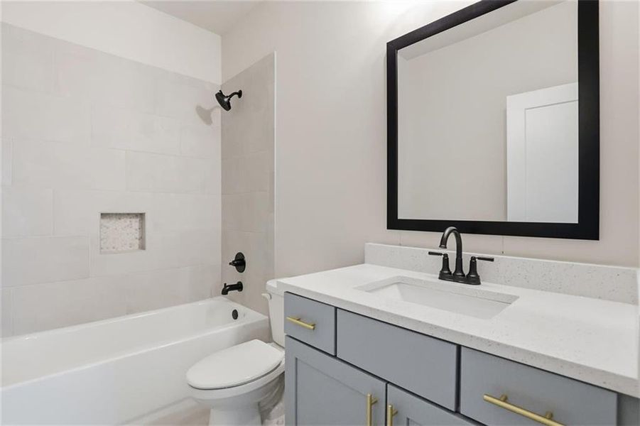 Furnished interior view inside a new home in , Clarkesville (Image 7).