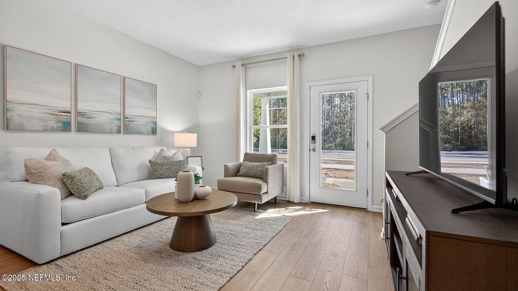 Furnished interior view inside a new home in Liberty Cove, Yulee (Image 12).