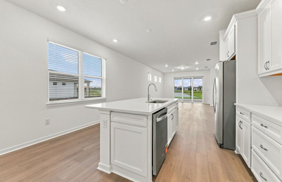 Furnished interior view inside a new home in Del Webb Sunchase, Parrish (Image 9).