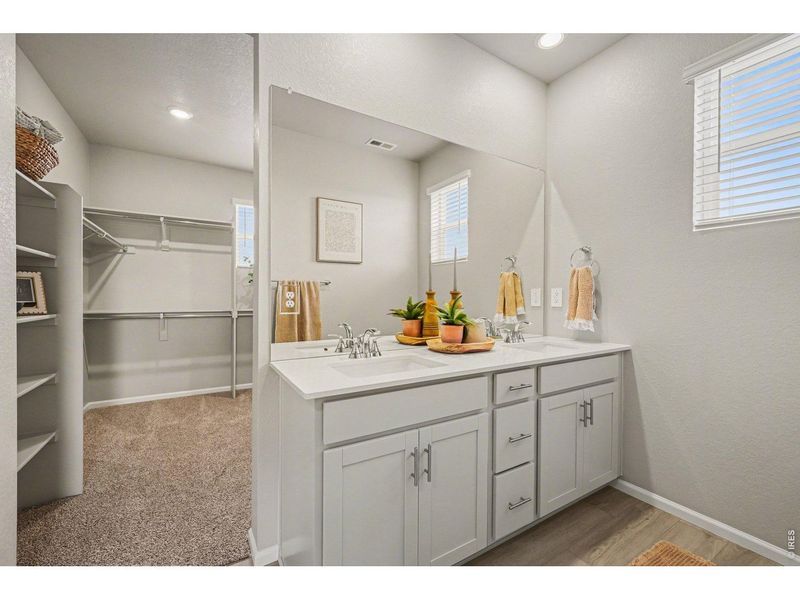 Furnished interior view inside a new home in Poudre Heights: The Alpine Collection, Windsor (Image 10).