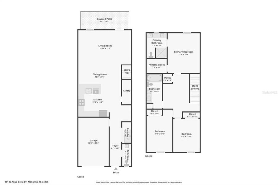 2D floor plan layout of this home in , Nokomis, FL (Image 2). 2D floor plan layout of this home in , Nokomis, FL (Image 2).