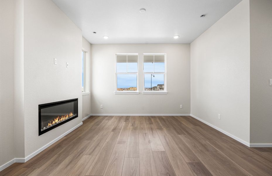 Spacious, unfurnished interior of a new home in Barefoot Village, Firestone (Image 34). Spacious, unfurnished interior of a new home in Barefoot Village, Firestone (Image 34).